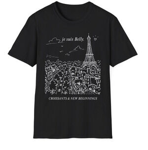 Je Suis Belly Shirt, The Summer I Turned Pretty Tee, Croissants